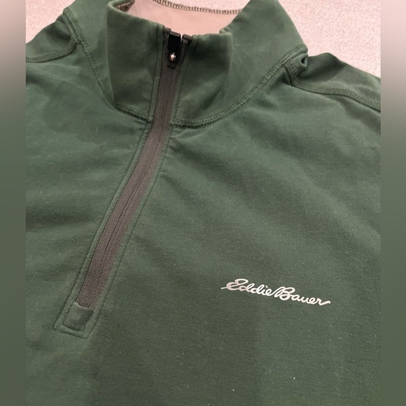 [TL]Eddie Bauer Green Travex Freedry Sweatshirt - Picture 3 of 10